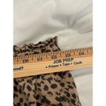 Aerie  High Rise Leopard Print Cargo Jogger Pants Beige Linen Blend Women's XS Photo 7