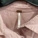 Free People | Hazel Pink Shirt Dress 100% Cotton Blend XS Photo 3