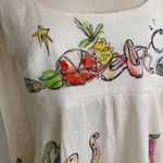 Alemais Artistic Cream Maxi Dress with Multicolor Print White Size 6 Photo 4