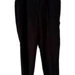 Talbots  Heritage 100% Linen Pleated Black Dress Pants Women’s Size 20W Photo 0