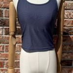 Nike  Navy Blue Athletic Workout Crop Tank Top / L / Excellent condition Photo 0