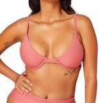 ANDIE NWT  Swim Snakeskin Print Sicily Bikini Swimsuit Top Size Medium Photo 5