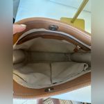 RAE DUNN tan & Ivory crossbody purse with guitar strap Brown Photo 5