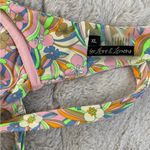 For Love & Lemons Devon Retro Floral Underwire Bikini Top – Size XL Photo 3