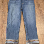 Chico's Pull On Jegging Ankle Boho Elastic Waist Stretch Jeans Size 2R - US 12R Photo 0