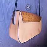 Salvatore Ferragamo  vintage faux ostrich clutch purse handbag patent leather Photo 7