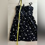 AUW Halter Top Dress Womens Large Black Floral Design Straps Pullover Summer Photo 9