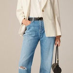 J.Crew  '84 Slouchy Distressed Relaxed Fit Jeans Medium Blue Size 26 Photo 0