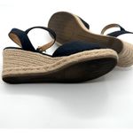Tommy Hilfiger Gallie Espadrilles Women's Wedges Ankle Buckle Navy Sandals 10M Photo 4
