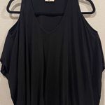Anthropologie SHOW ME YOUR MUMU Off the Shoulder Black Tunic Blouse Photo 0
