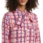 Gracia  Aztec Print Long Sleeve Button Down Top, Size L New w/Tag $92 Photo 1