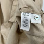 Tahari  Linen Button Front Shirt Dress Brown Tan Belted Dolman Sleeves Size S Photo 8
