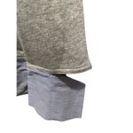 Anthropologie New Evidnt Los Angeles Gray Sweatshirt with Striped Cuffs Medium Photo 3