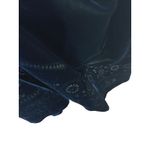 Isabella‎ Bird Velvet Hem Designed Dress Women's Size 4 Blue Fall Holiday Party Photo 2