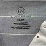 Flora Nikrooz  Blue White Stripes Top Women’s XL Photo 1