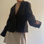 Style & Co Brown Matalasse Blazer Size 14 Photo 2