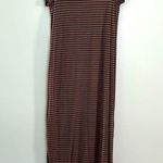 Fleur Bleue| Brown and Navy Straight Maxi t Photo 1