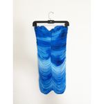 ZARA  Blue Short Tulle Mini Dress Size Medium Ruched Jersey Strapless 3239/022 Photo 12