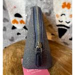 Kate Spade  Lola Glitter Cosmetic Bag Dusk Navy Small Dome NWT Photo 1