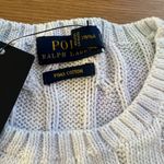 Polo NWT  Ralph Lauren Pima Cotton Sweater White Photo 3