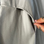 Pure Jill Women's XS Gray Pima Cotton Modal Spandex Long Sleeve‎ Pocket Dress Photo 2