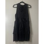 Lilly Pulitzer  Wyn Dress Size 10 Noir Black NEW Metallic Knit Crinkle Cocktail Photo 6
