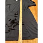 Victoria's Secret Victoria’s Secret Long Sleeve Corset Style Ribbon Lace Up Top Black Size Medium Photo 5