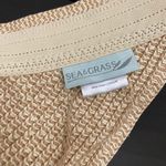 SEA & GRASS X Fabfitfun Straw Visor with Ribbon Photo 12