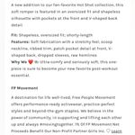 Free People NEW! $60  Movement Size M HOT SHOT TEE ROMPER ONESIE Washed Black Photo 13