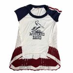Free People  Mustang Band Crochet Graphic Short Sleeve Top Size XS Photo 2