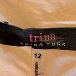 Trina Turk Alder Stretch Jersey Watercolor Bateau Neck Midi Dress Womens Sz 12🧡 Photo 5