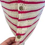 ZARA Oversized Crochet Knit Cardigan With Stripes Size XL Photo 5