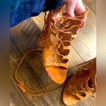 Sergio Rossi Sigerson Morrison Marita designer boho 
Heel spring Sandal,Fringed / Suede Photo 1