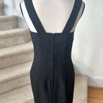 Jessica Howard Vintage  Black Mini Dress Rhinestone Chain Link Strap Photo 1