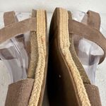 Lucky Brand Gadine Espadrille Sandal Women's 8.5M Tan Suede Ankle Strap Open Toe Photo 7