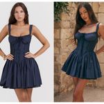 House Of CB  'Pietra' French Navy Corset Mini Dress NWOT size XL‎ Photo 1