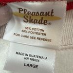 90s Bird Cardinal Sweatshirt Pleasant Shade Vintage Pullover Large Red Photo 3