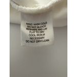 White House | Black Market Y2K WHBM Top Size Large White Black Lace Empire Waist Babydoll Stretch Photo 13