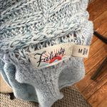 Faherty women’s Light blue Open-Front long cotton Cardigan sweater rescue me Photo 5