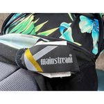 one piece swimsuit swimdress Vintage floral blue black green Size 12 Photo 8