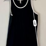 American Apparel Women’s Sleeveless Tank Black w/ White Hems Size Medium NWOT Photo 5