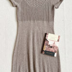 Gerard Darel Angora Blend Light Brown Knit Sweater Babydoll Dress Photo 0