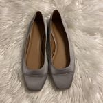 ASOS  DESIGN Silver Ballet Flats Slide On Dress Shoes size 4 US size 6 BNWOT Photo 1