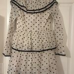 Black and White Polka Dot Boutique Dress Photo 2