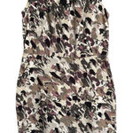 Loft  Womens Sleeveless Dress Size 8 Camouflage Pockets Sheath Vent Career Wear Photo 0