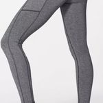Lululemon Grey High-Rise Reflective Side Pocket Leggings Photo 0