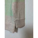 Storia  Color Block Pullover Sweatshirt Pastel Crew Neck Comfy Casual Size S(357) Photo 3