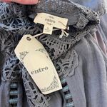 Entro Charcoal Crochet Dress Size Medium NWT Photo 6