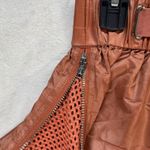 FP‎ Movement Zippers Running Shorts High Waist Athletic Copper Size S Brown Photo 4
