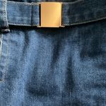 Anthropologie Denim belted mini skirt Photo 3